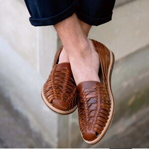 NEW Men’s Huarache Brandy leather shoes
